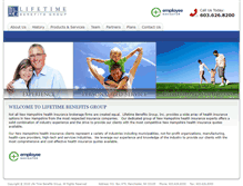 Tablet Screenshot of lifetimebenefitsgroup.com